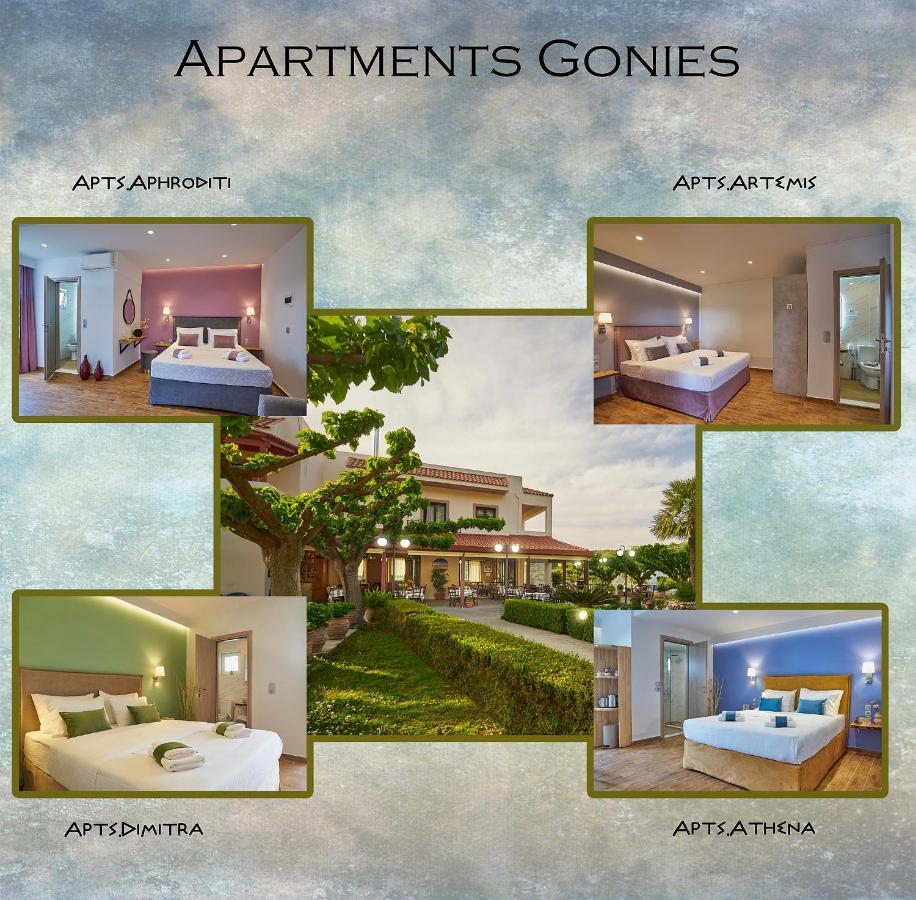 Apartments Gonies - Afroditi Goníai Exteriér fotografie